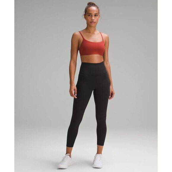 Lululemon Wunder Train HR Tight with Pockets 25"size 8 Black NWT Authentic
